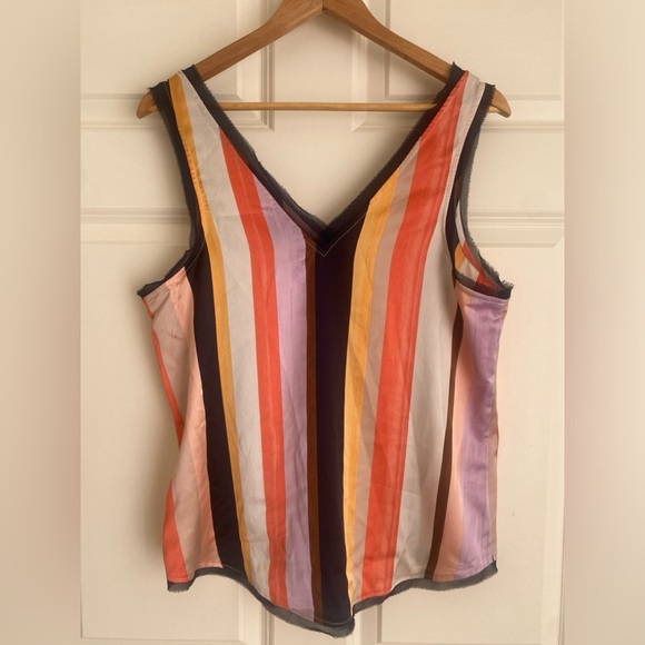 Halogen Multicolor Striped Layering Tank Top - Picture 5 of 9